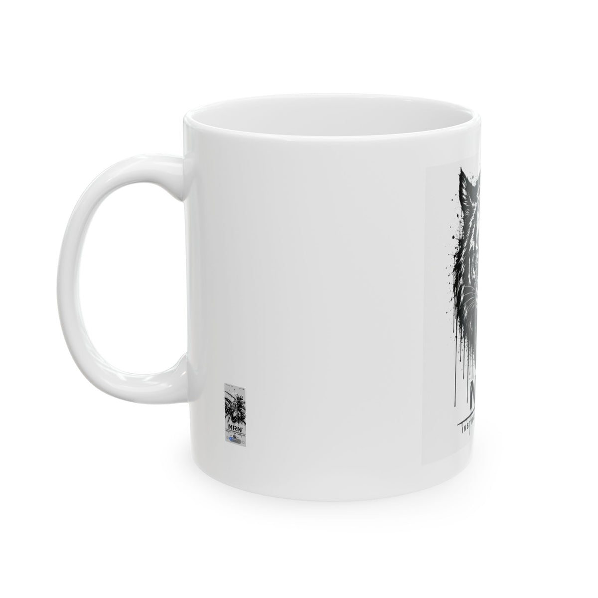 11 oz NRN glossy ceramic coffee cup