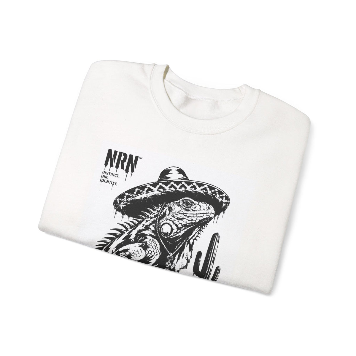 Desert iguana graphic pullover sweatshirt