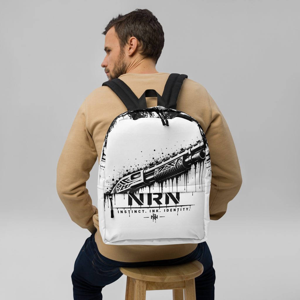 Instinct Ink Print Backpack — Daily & Sport — product mockup 2