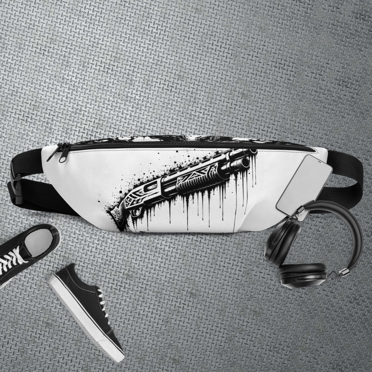 Instinct Ink All-Over Print Fanny Pack — product mockup 1